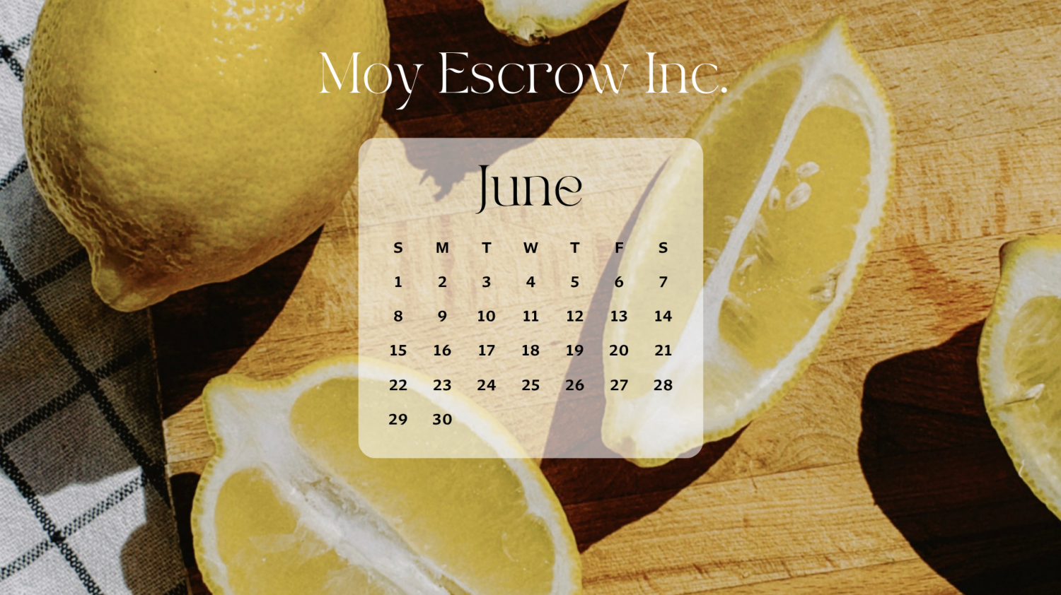 Moy Escrow Inc.
